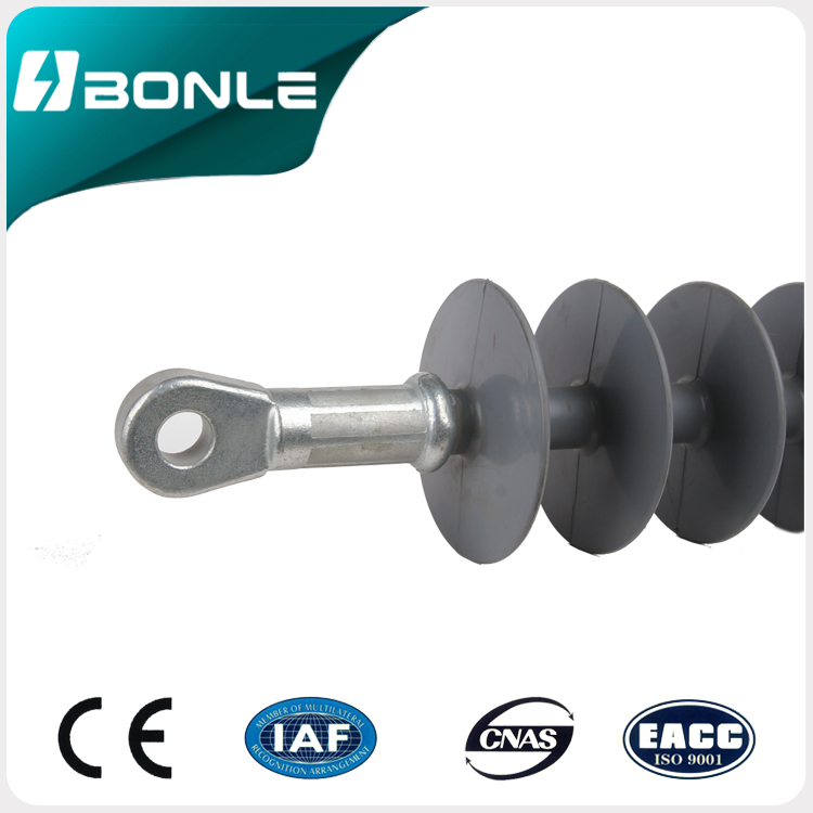 Composite suspension clevis C insulator for overhead 