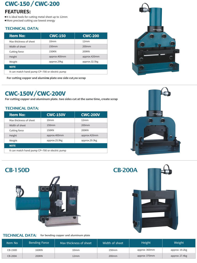 Cutting punching bending multi-function busbar processing machine