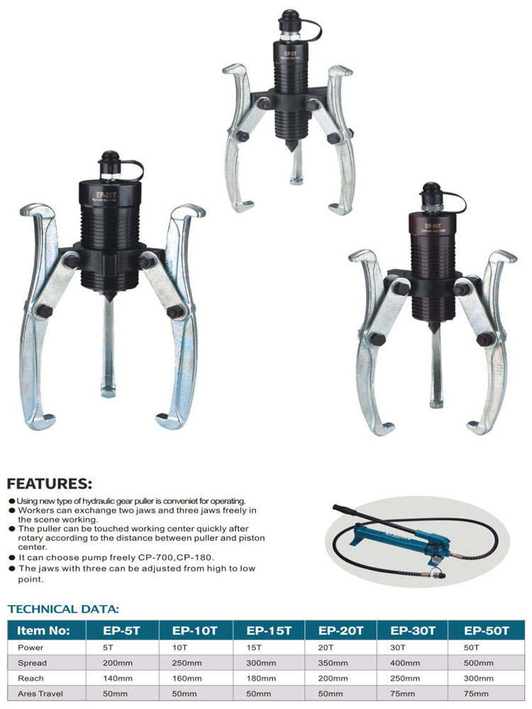  HYDRAULIC GEAR PULLER